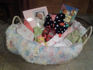 Baby Girl Basket