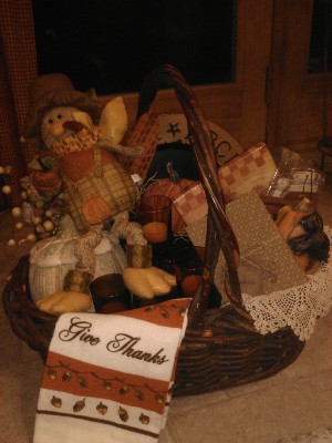Fall Basket by Kathy Clark