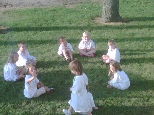 Little Egyptians playing at VBS